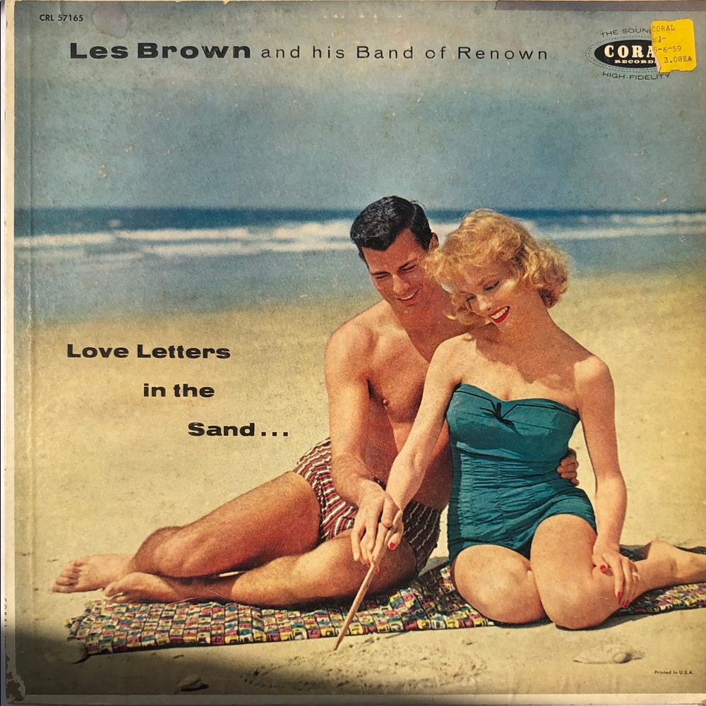 Les Brown Vinyl Lp Record Album Love Letters In The Sand ‘57